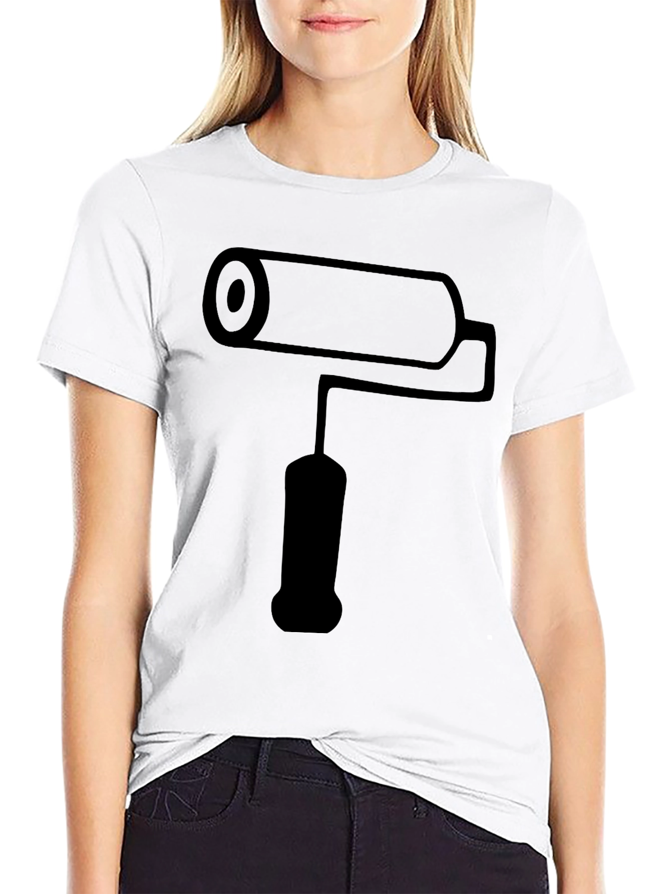 Paint Roller Graphic Tee - DIY Enthusiast Shirt