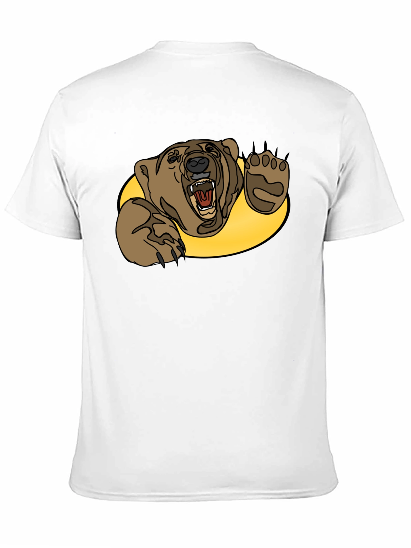 Grizzly Bear Graphic Tee - Black
