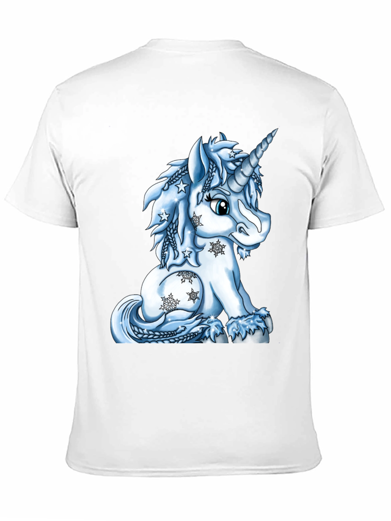 Unicorn Winter T-Shirt - Black
