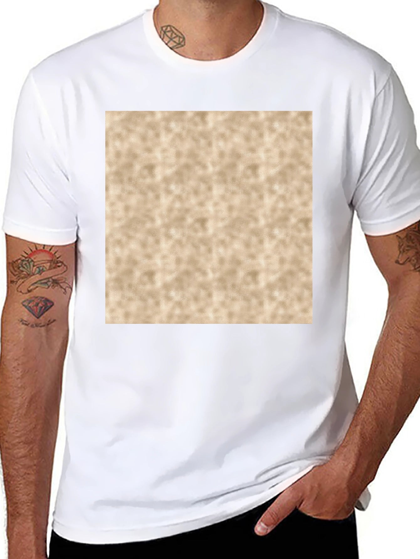 Tan Speckled T-Shirt