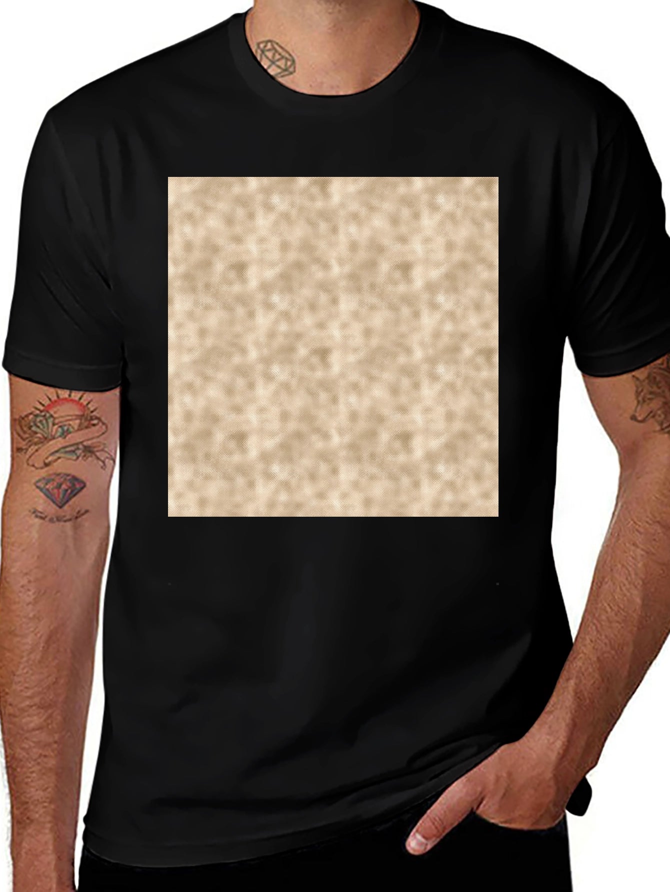 Tan Speckled T-Shirt