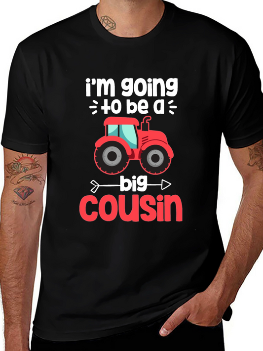 Im Going to Be a Big Cousin Tractor T-Shirt