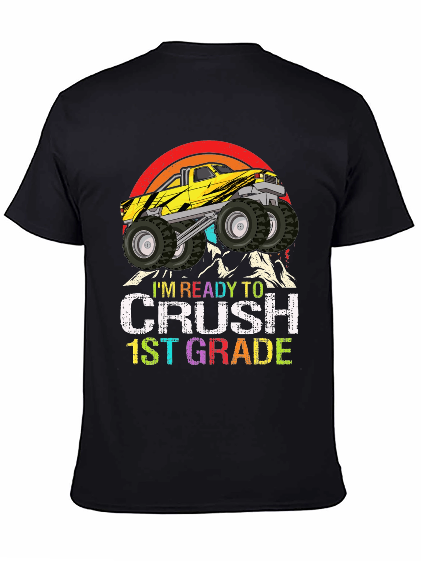 Ready to Crush 1st Grade Monster Truck T-Shirt