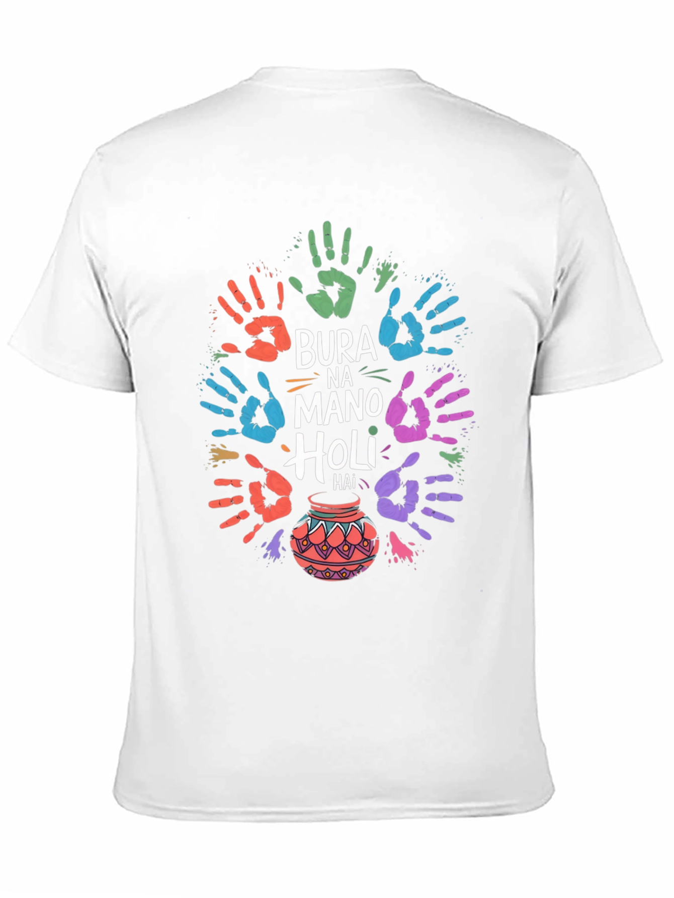 Holi Festival T-Shirt - Bura Na Mano Holi Hai