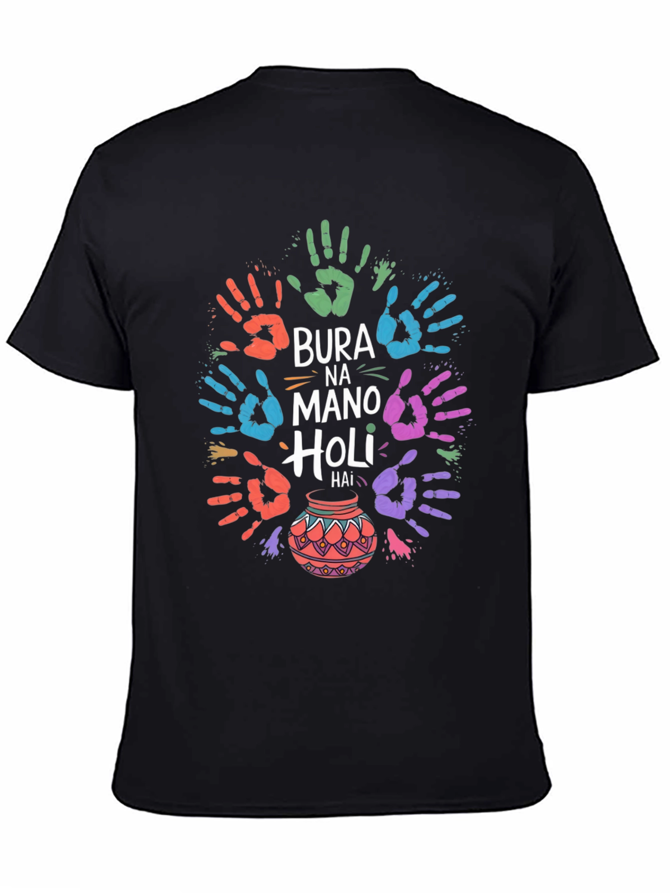 Holi Festival T-Shirt - Bura Na Mano Holi Hai