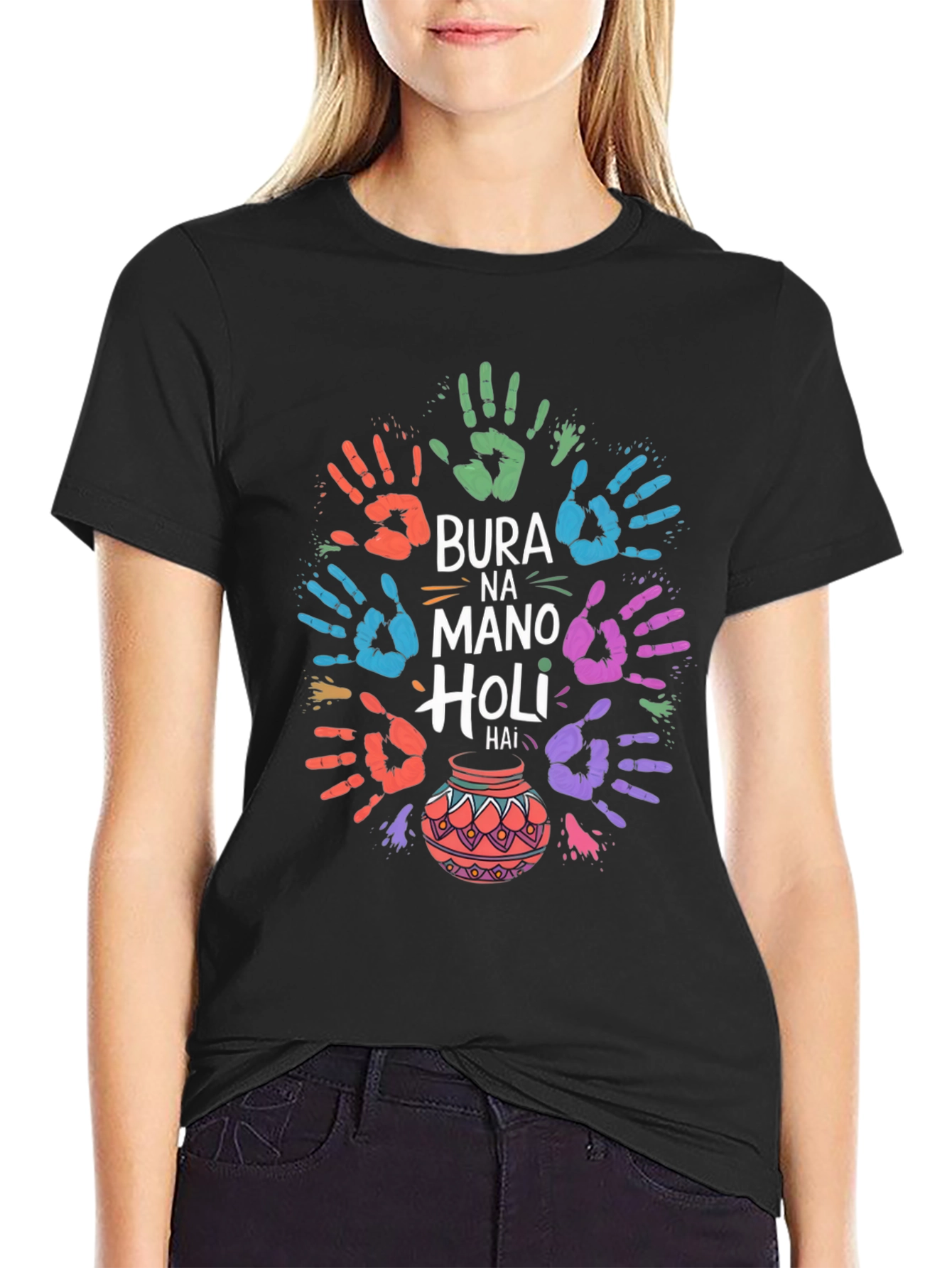 Holi Festival T-Shirt - Bura Na Mano Holi Hai