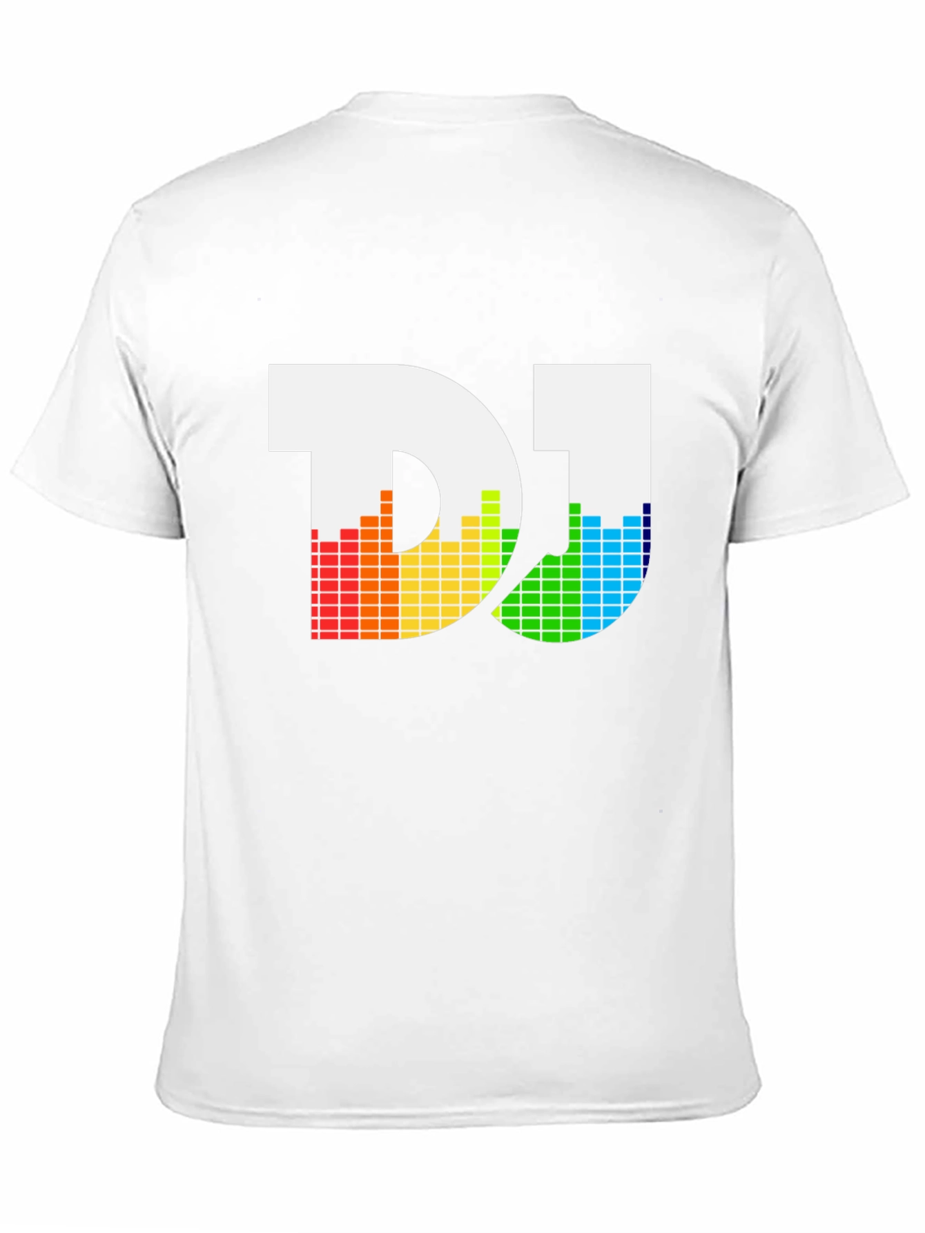 DJ Rainbow Equalizer Graphic Tee - Black