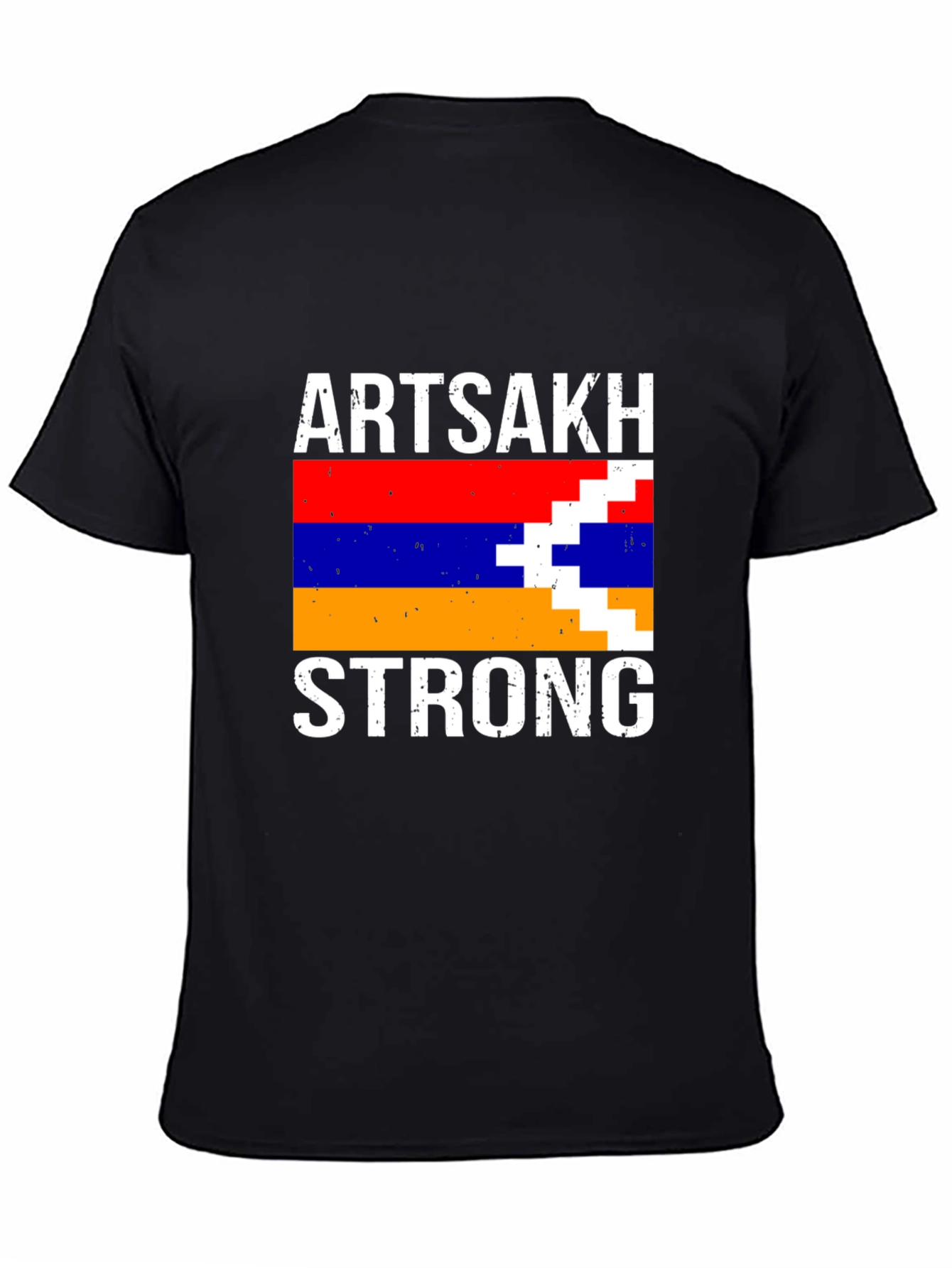 Artsakh Strong Graphic Tee - Black Casual Shirt