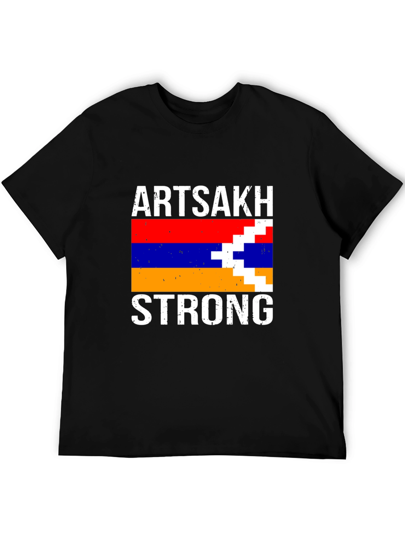 Artsakh Strong Graphic Tee - Black Casual Shirt