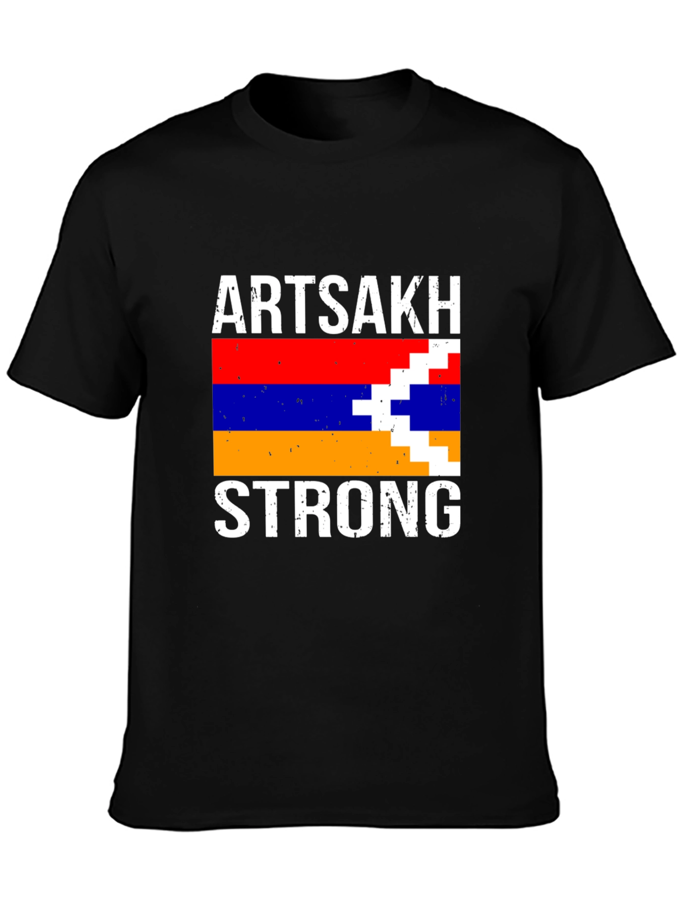 Artsakh Strong Graphic Tee - Black Casual Shirt