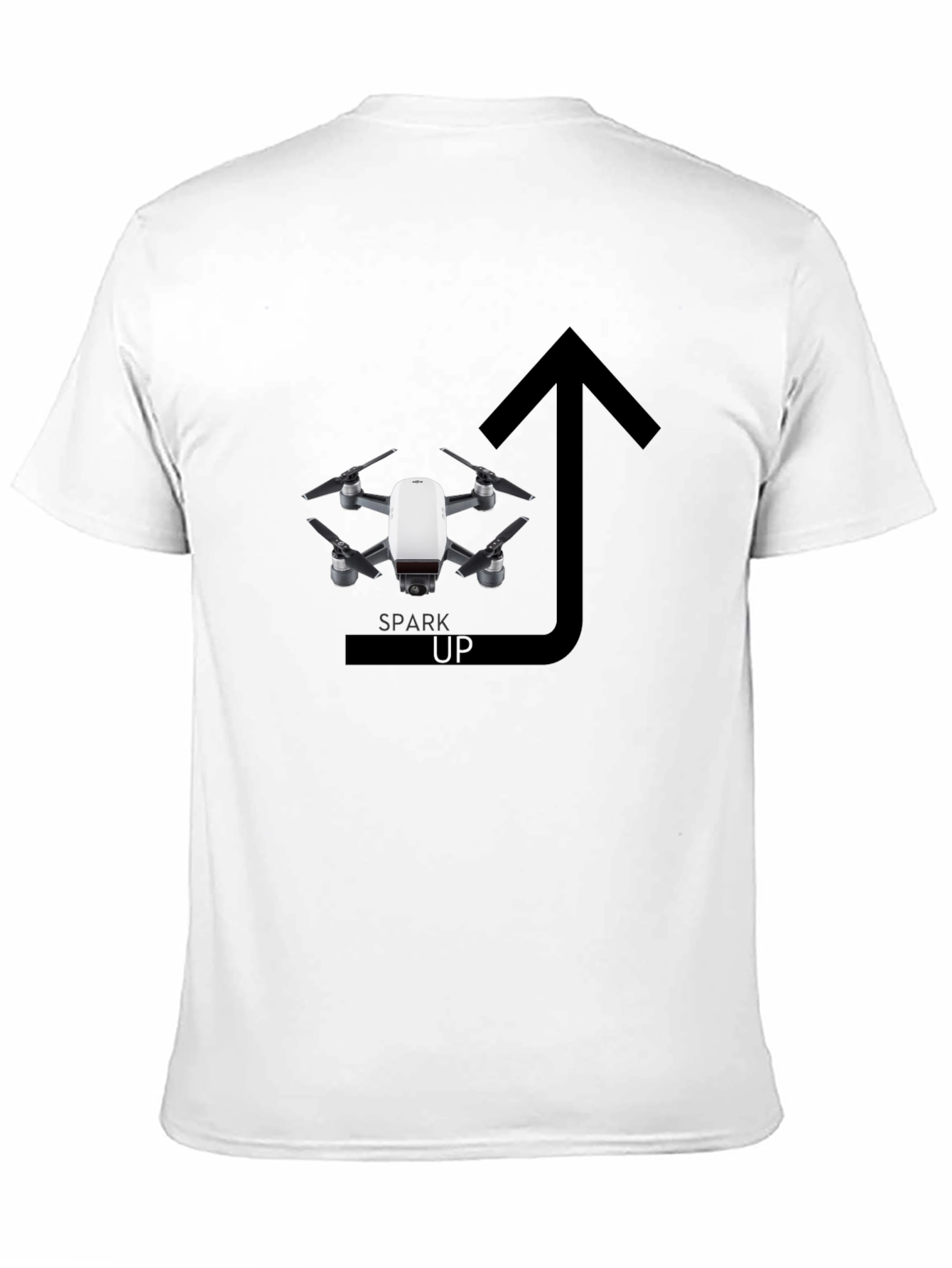 Spark Up Drone T-Shirt - Stylish Graphic Tee