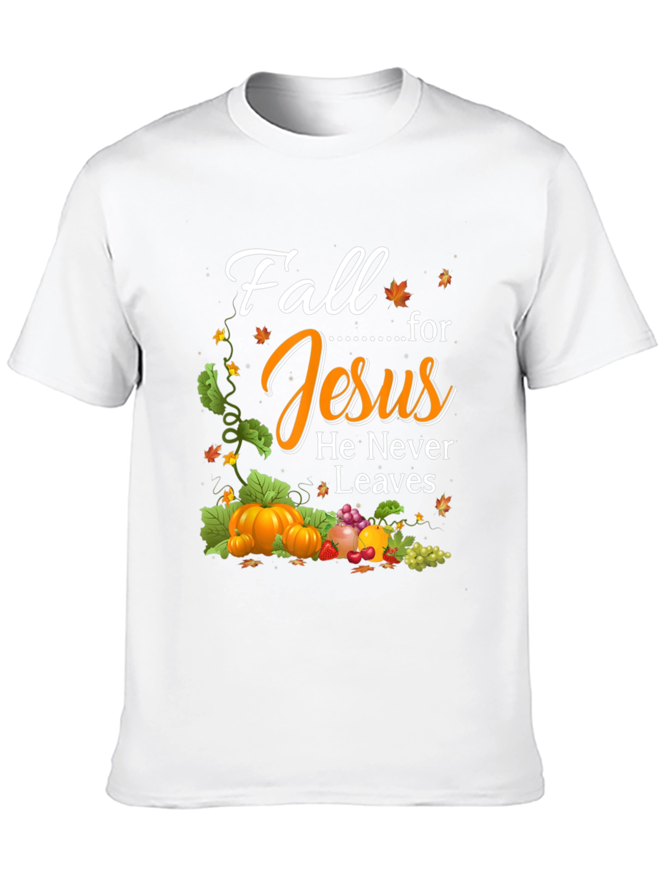 Fall for Jesus Black T-Shirt