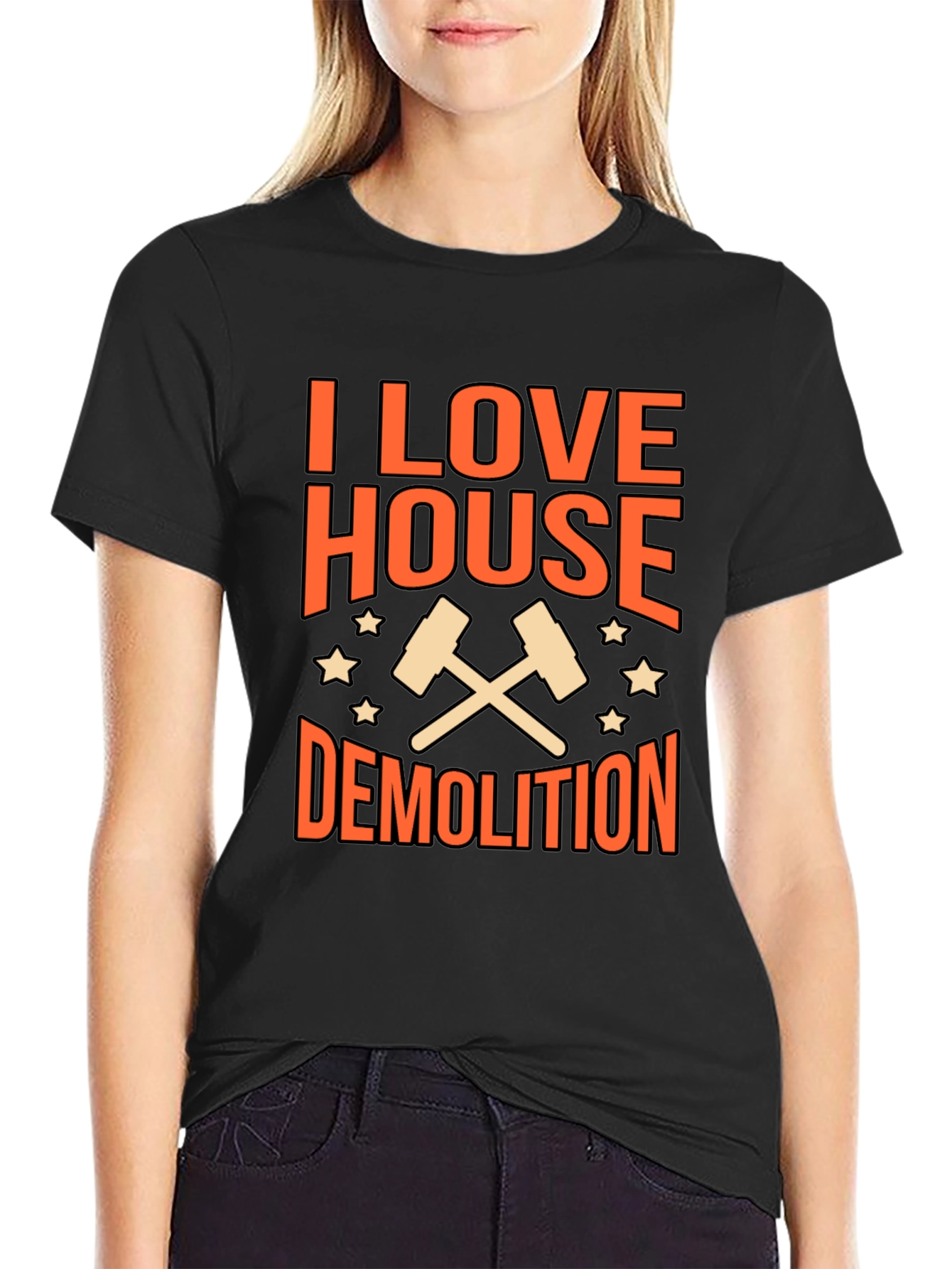 I Love House Demolition T-Shirt