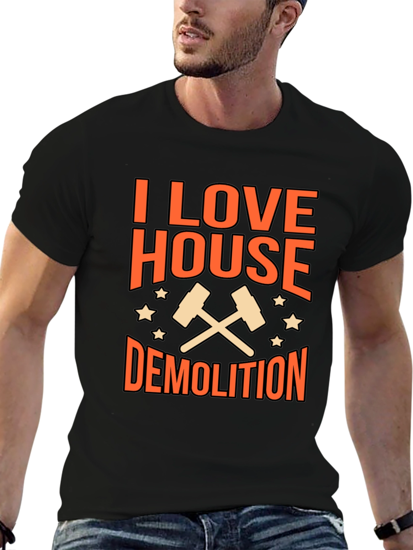 I Love House Demolition T-Shirt