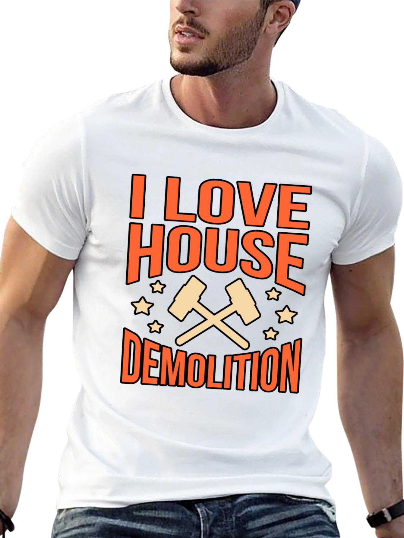 I Love House Demolition T-Shirt
