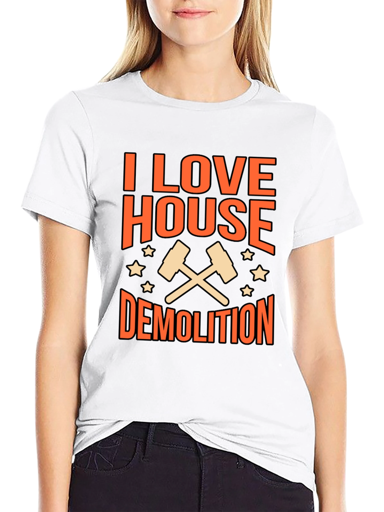 I Love House Demolition T-Shirt