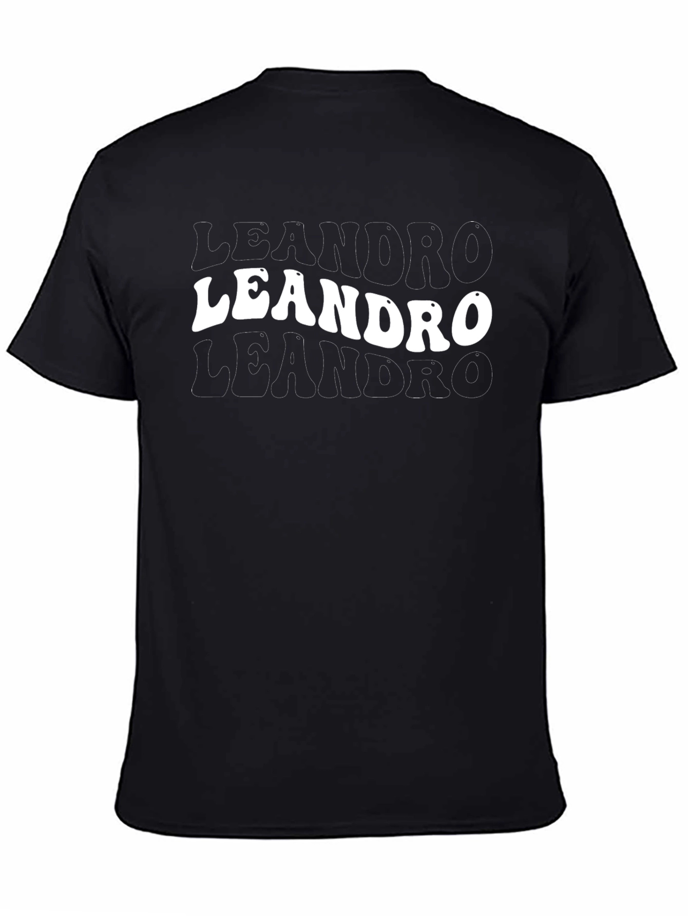 Leandro Retro Text T-Shirt