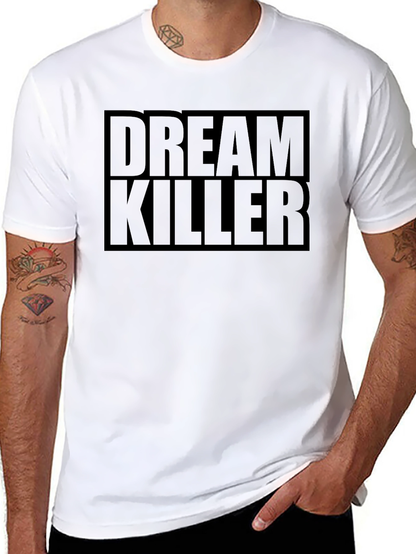 Dream Killer Black Graphic T-Shirt
