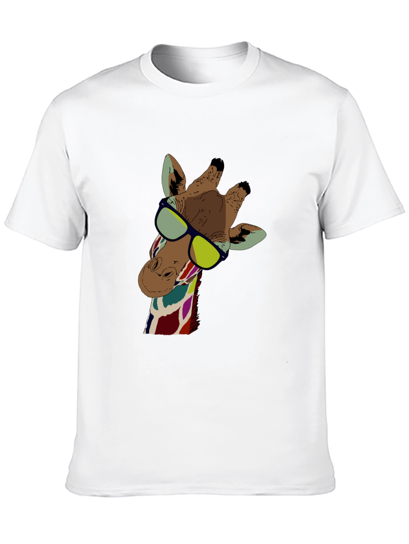 Cool Giraffe Graphic Tee - Unisex Black T-Shirt