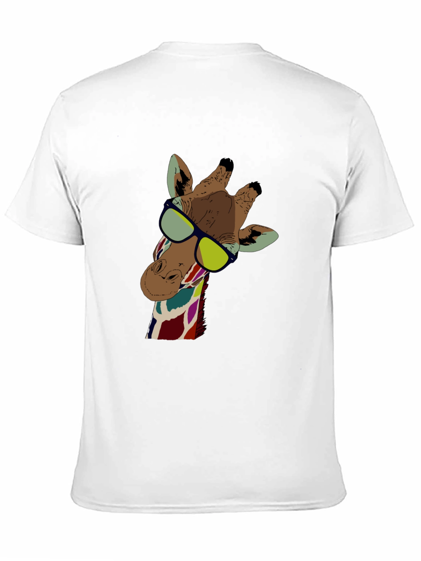 Cool Giraffe Graphic Tee - Unisex Black T-Shirt