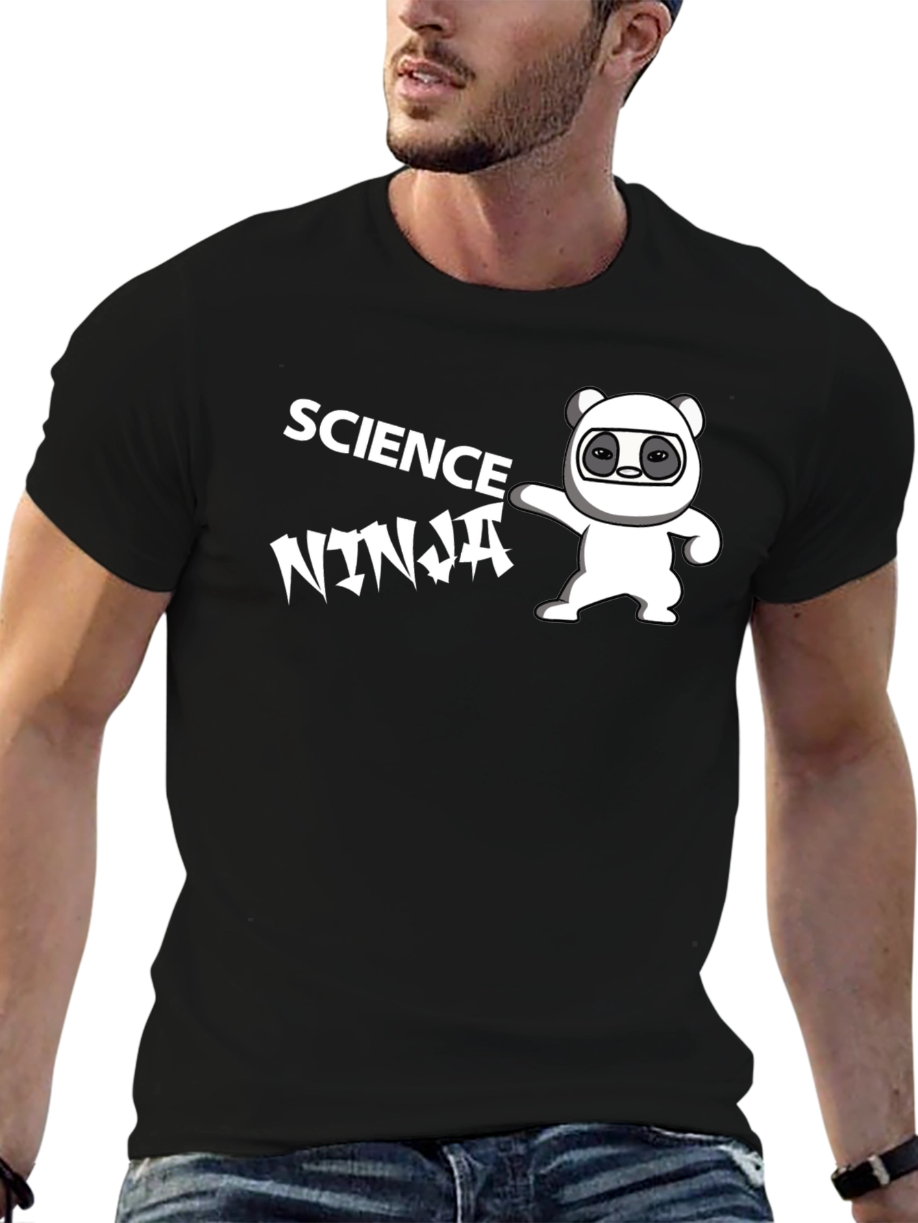 Science Ninja T-Shirt - Unique Graphic Tee