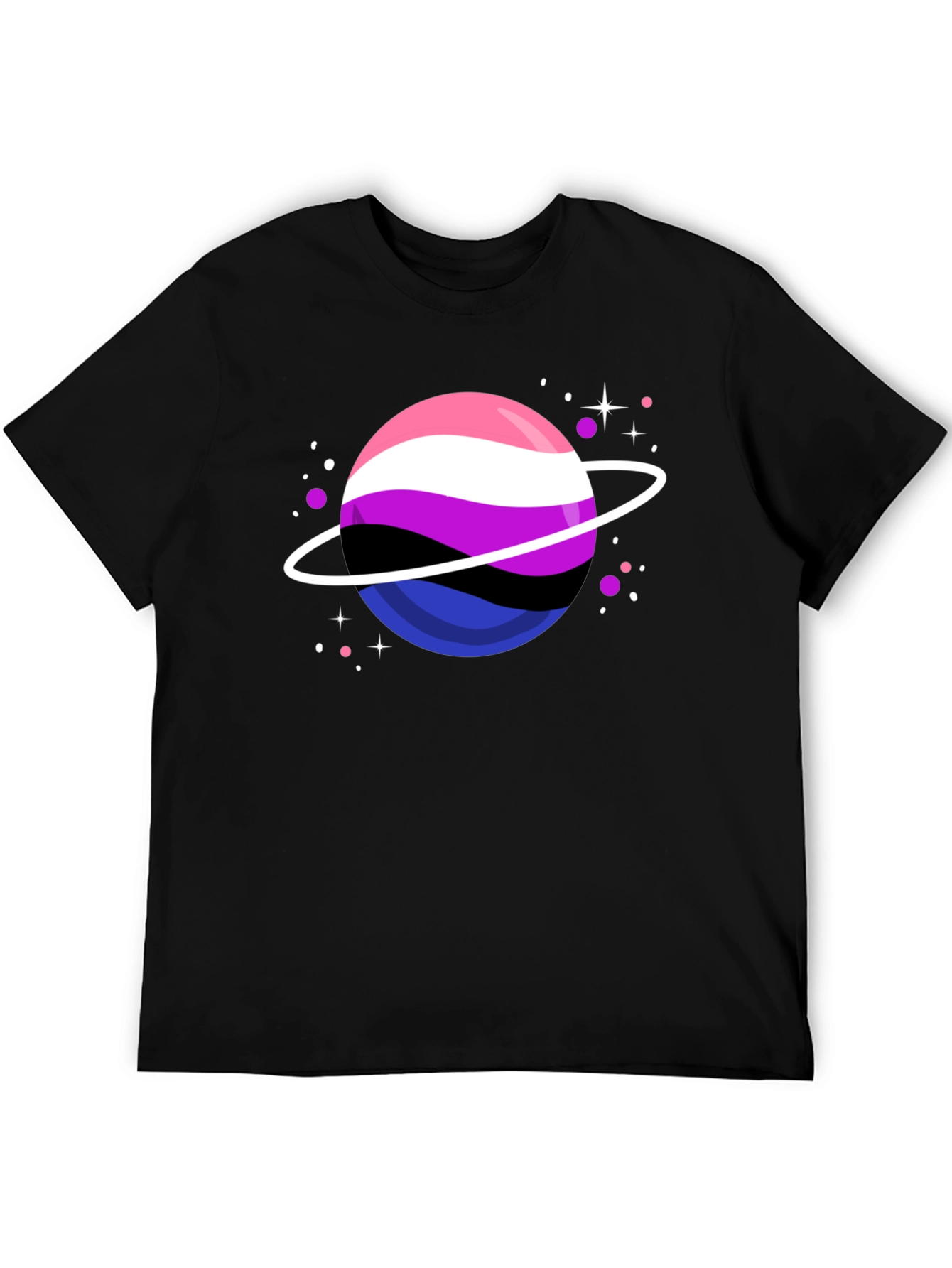 Genderqueer Pride Planet T-Shirt