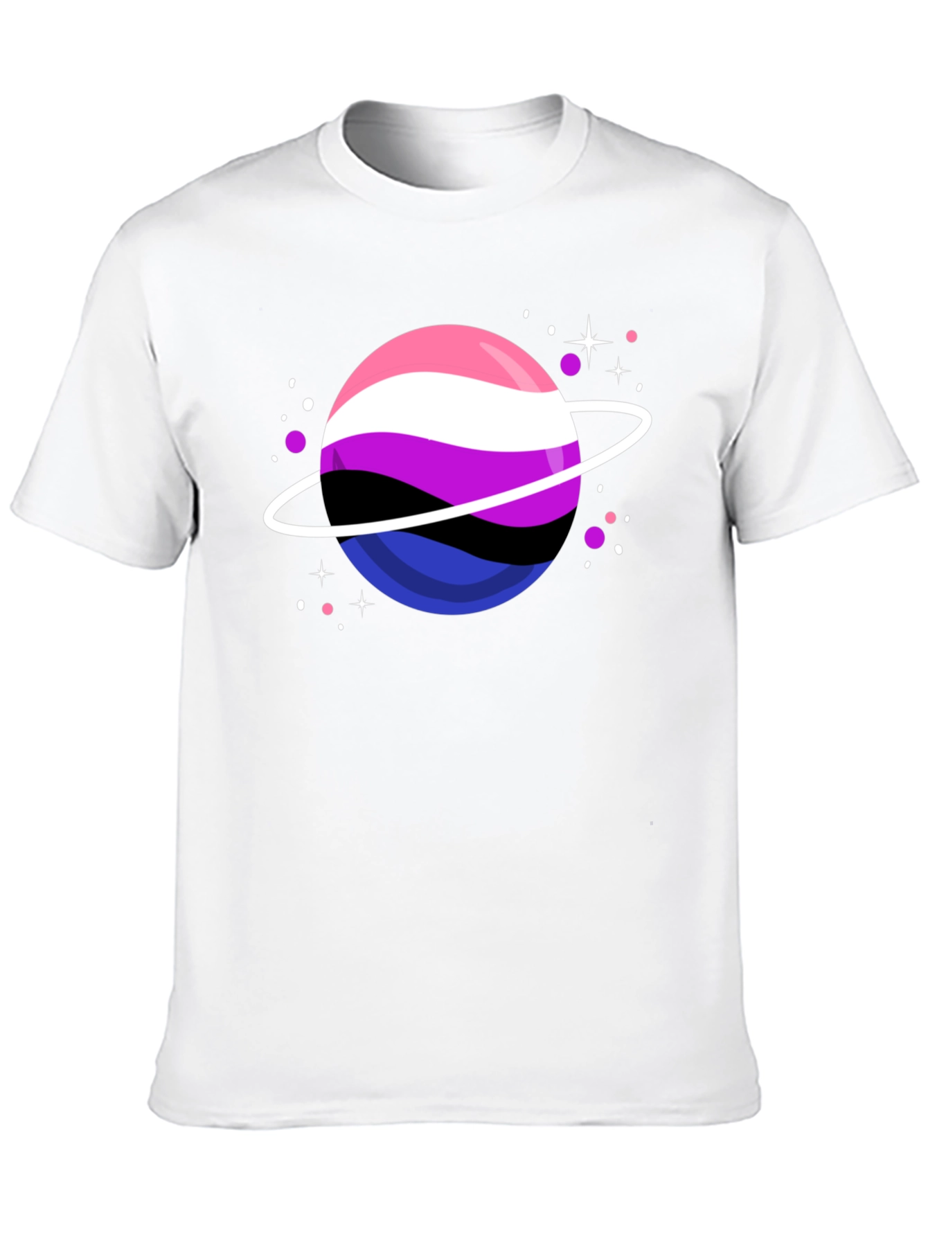 Genderqueer Pride Planet T-Shirt