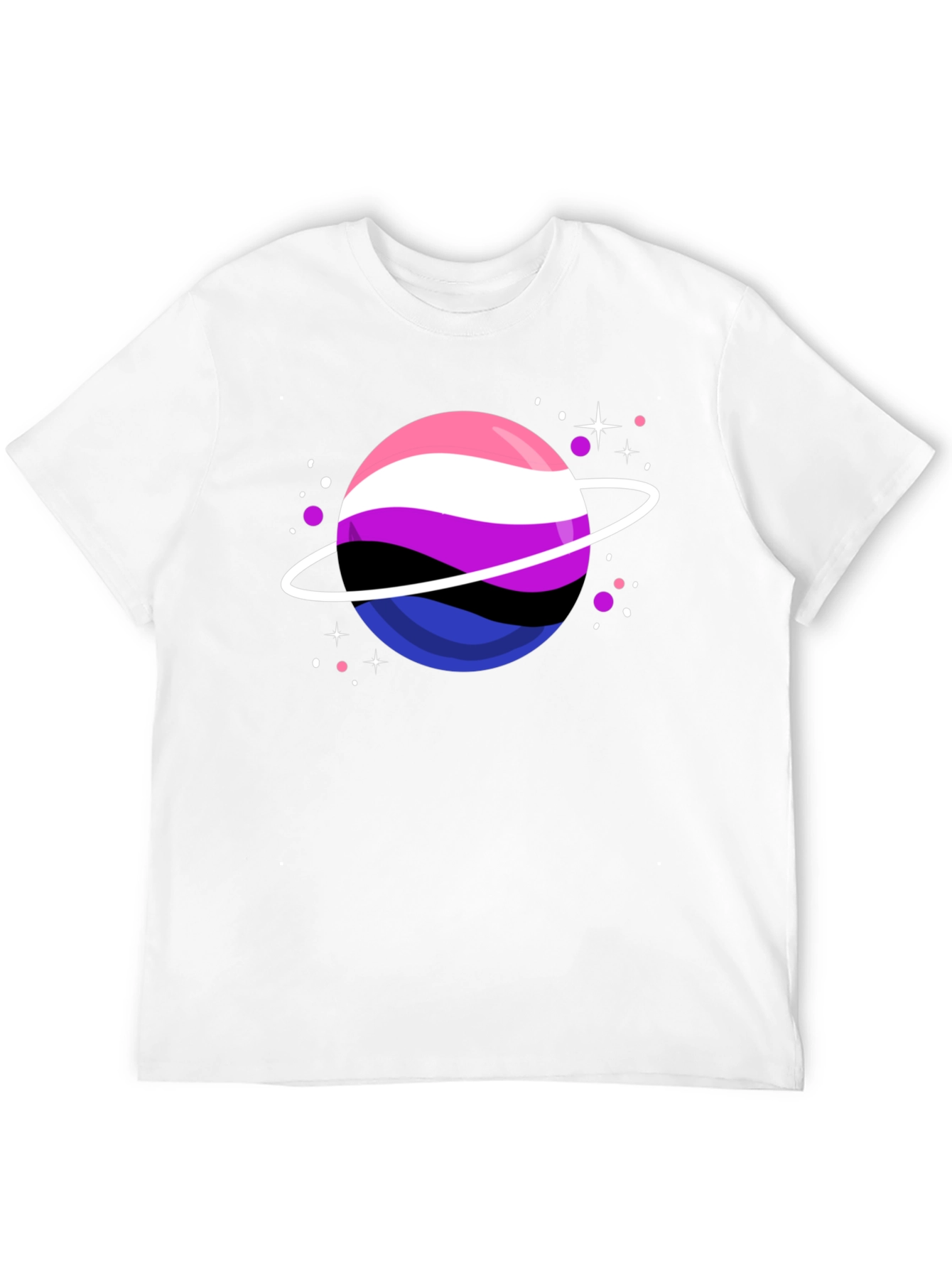 Genderqueer Pride Planet T-Shirt