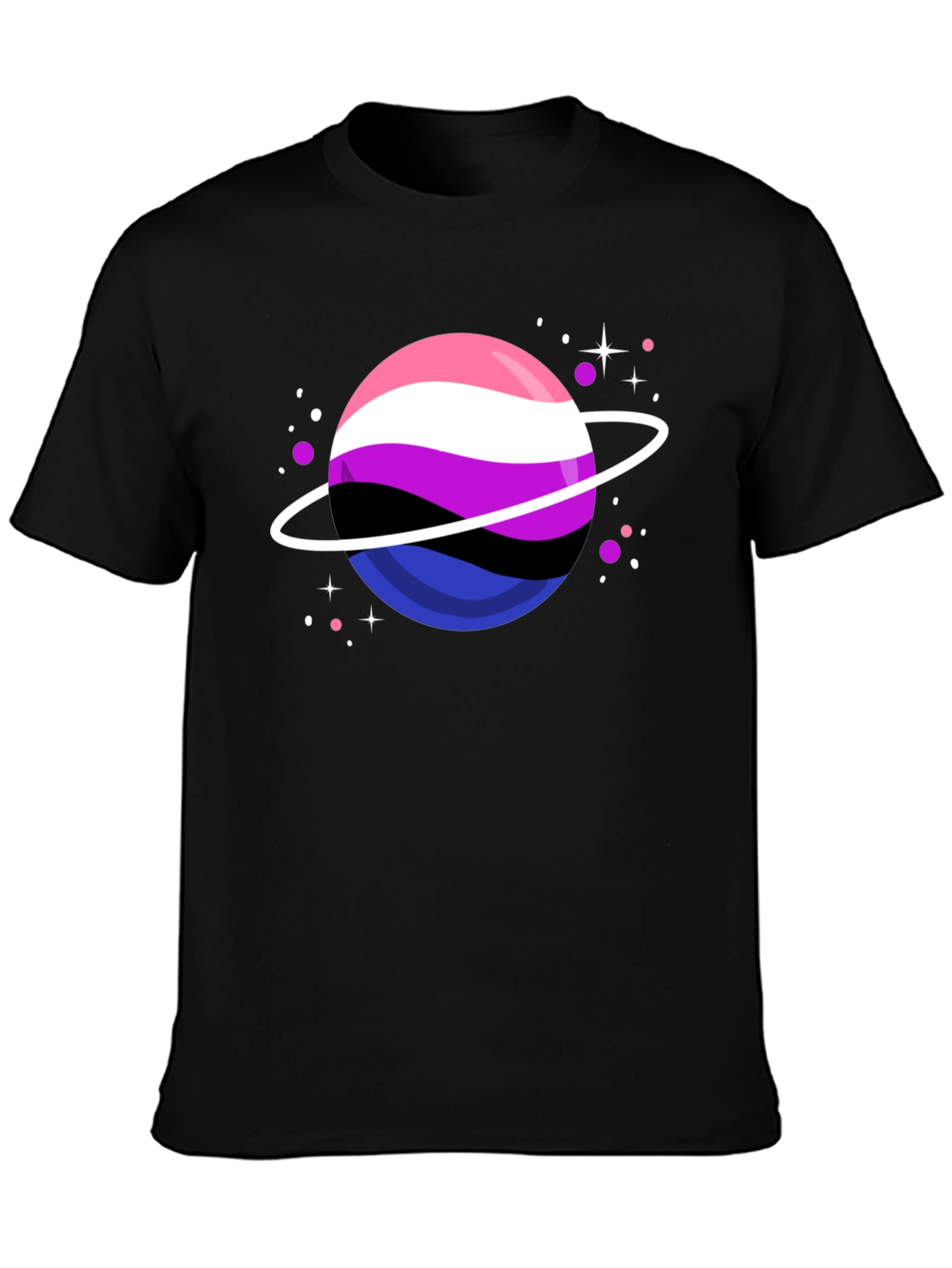 Genderqueer Pride Planet T-Shirt