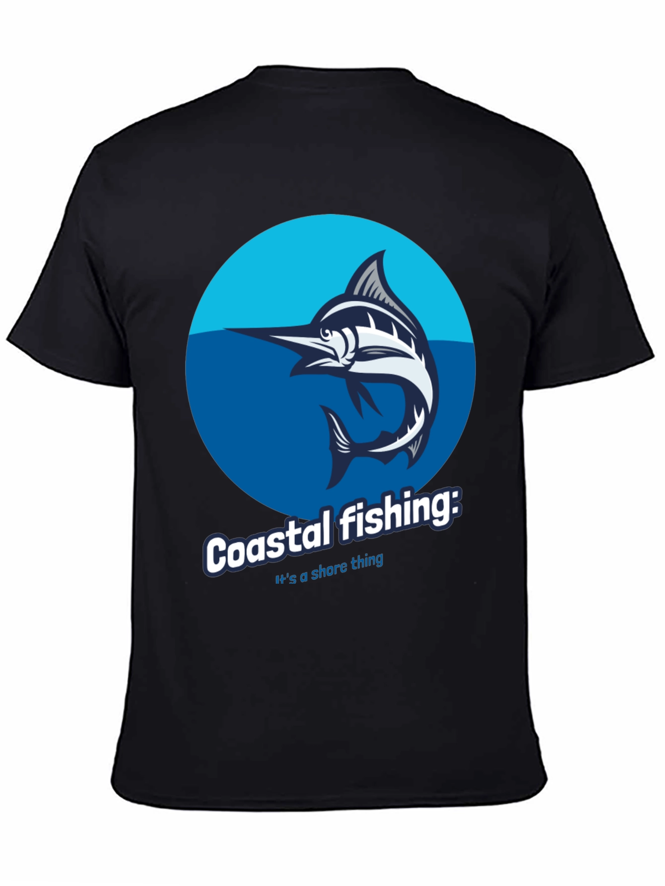 Coastal Fishing Graphic Tee - Shore Thing!