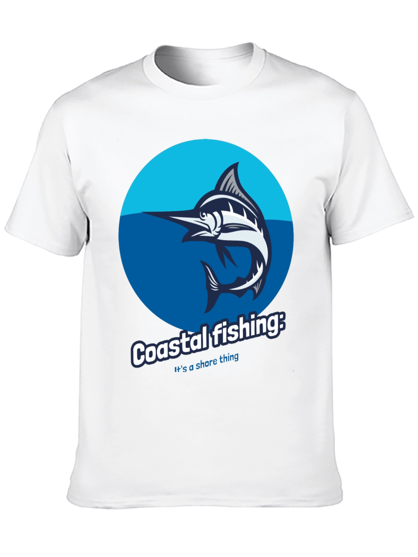 Coastal Fishing Graphic Tee - Shore Thing!