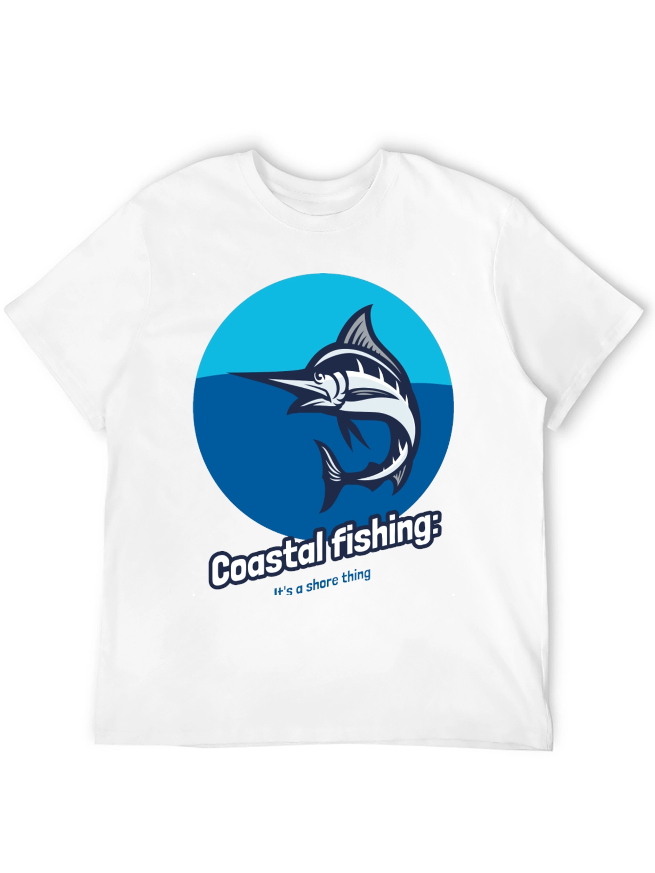 Coastal Fishing Graphic Tee - Shore Thing!