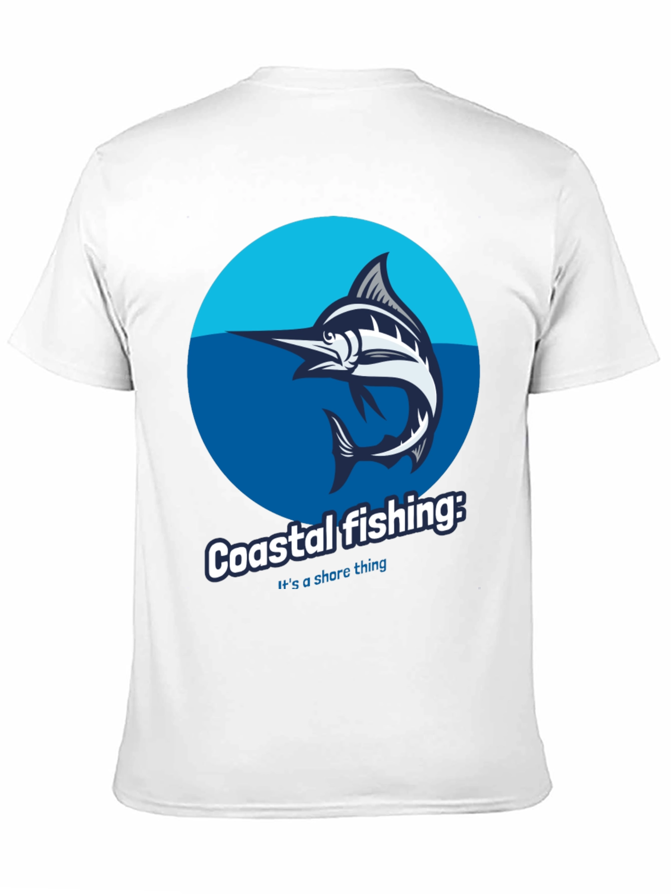 Coastal Fishing Graphic Tee - Shore Thing!