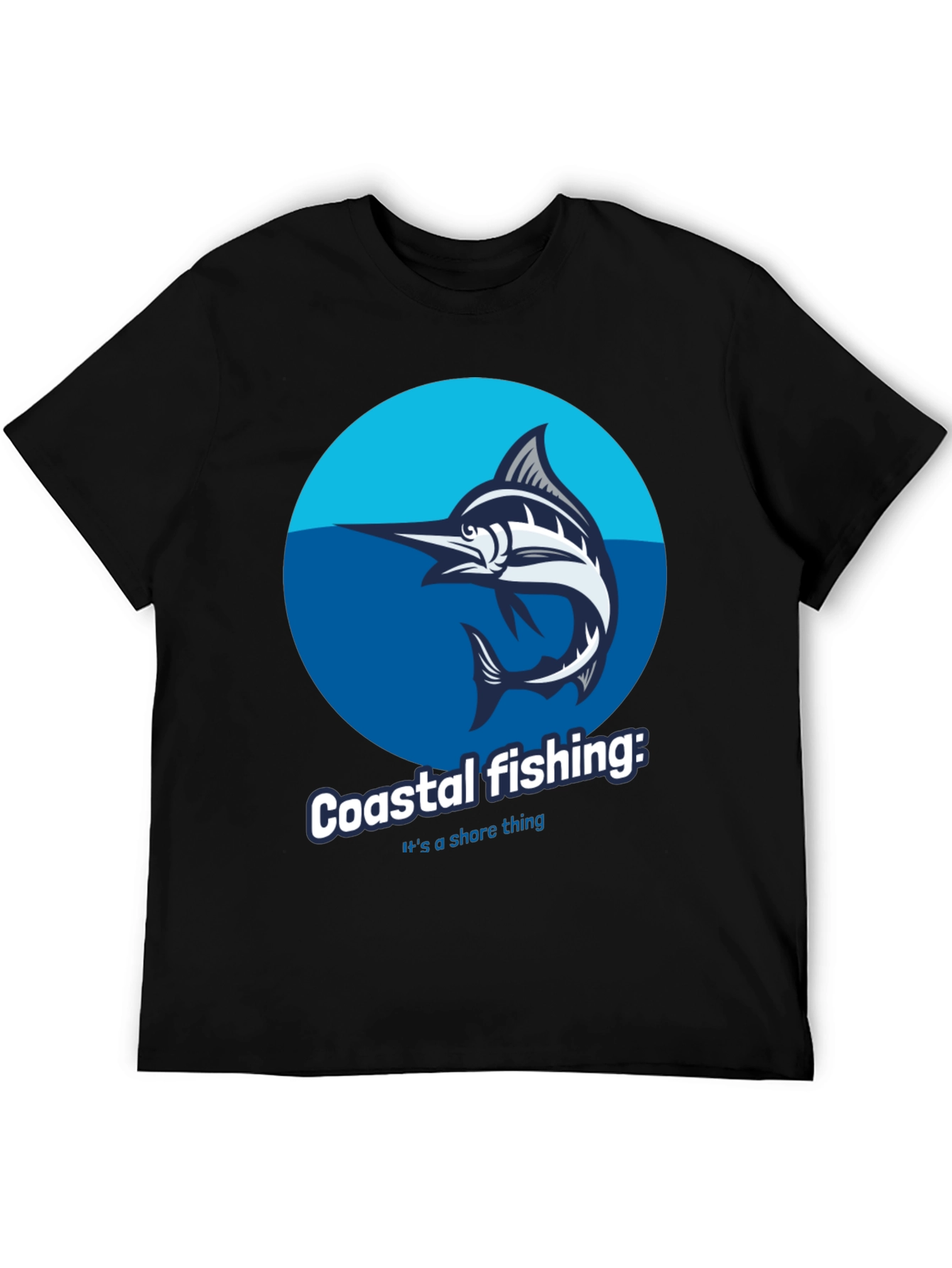 Coastal Fishing Graphic Tee - Shore Thing!