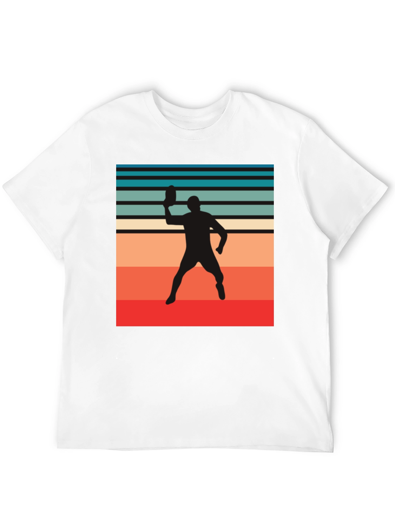 Retro Pickleball Player Graphic Tee