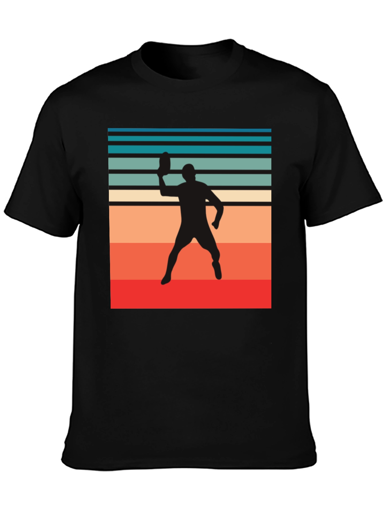 Retro Pickleball Player Graphic Tee