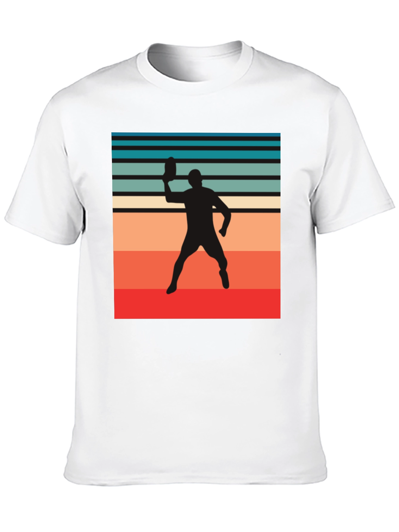 Retro Pickleball Player Graphic Tee