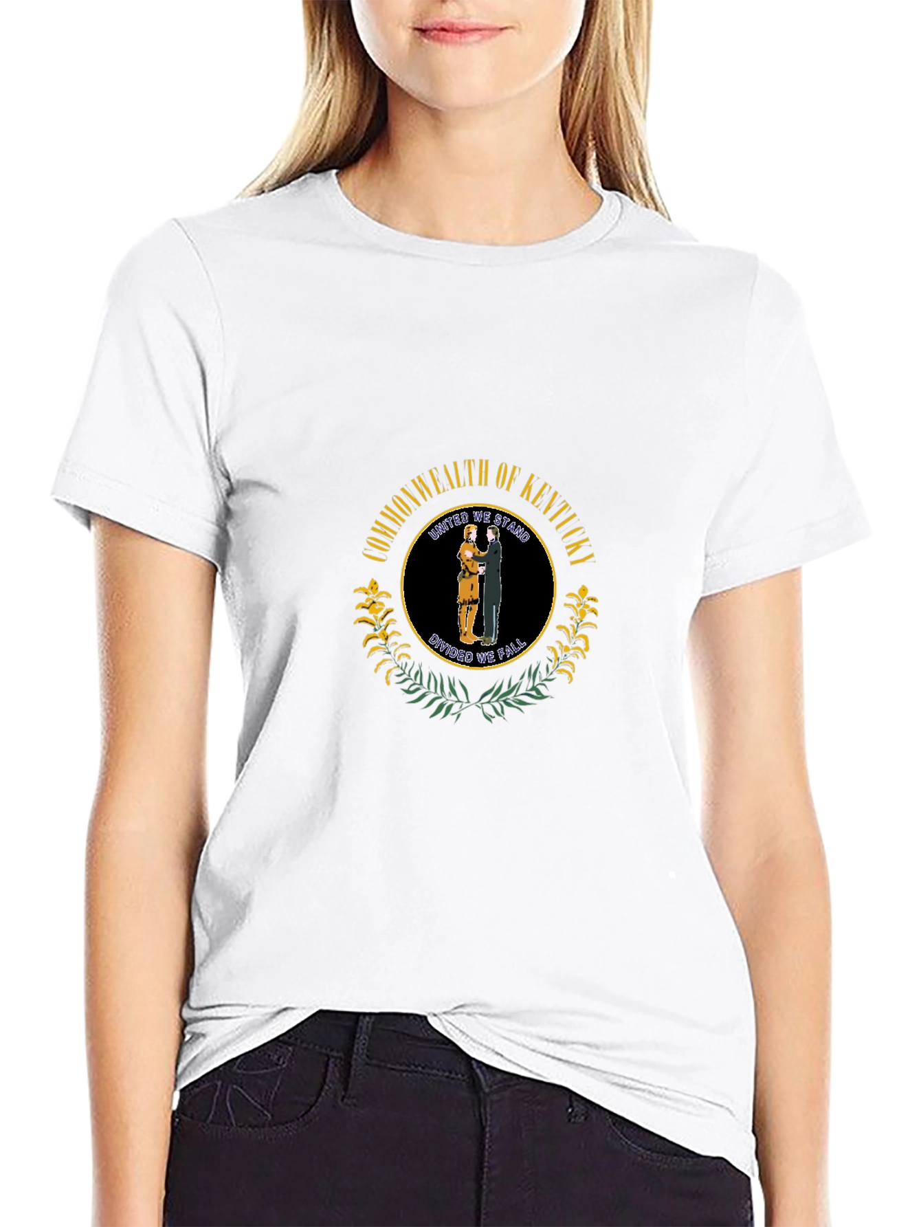 Kentucky State Seal Black T-Shirt