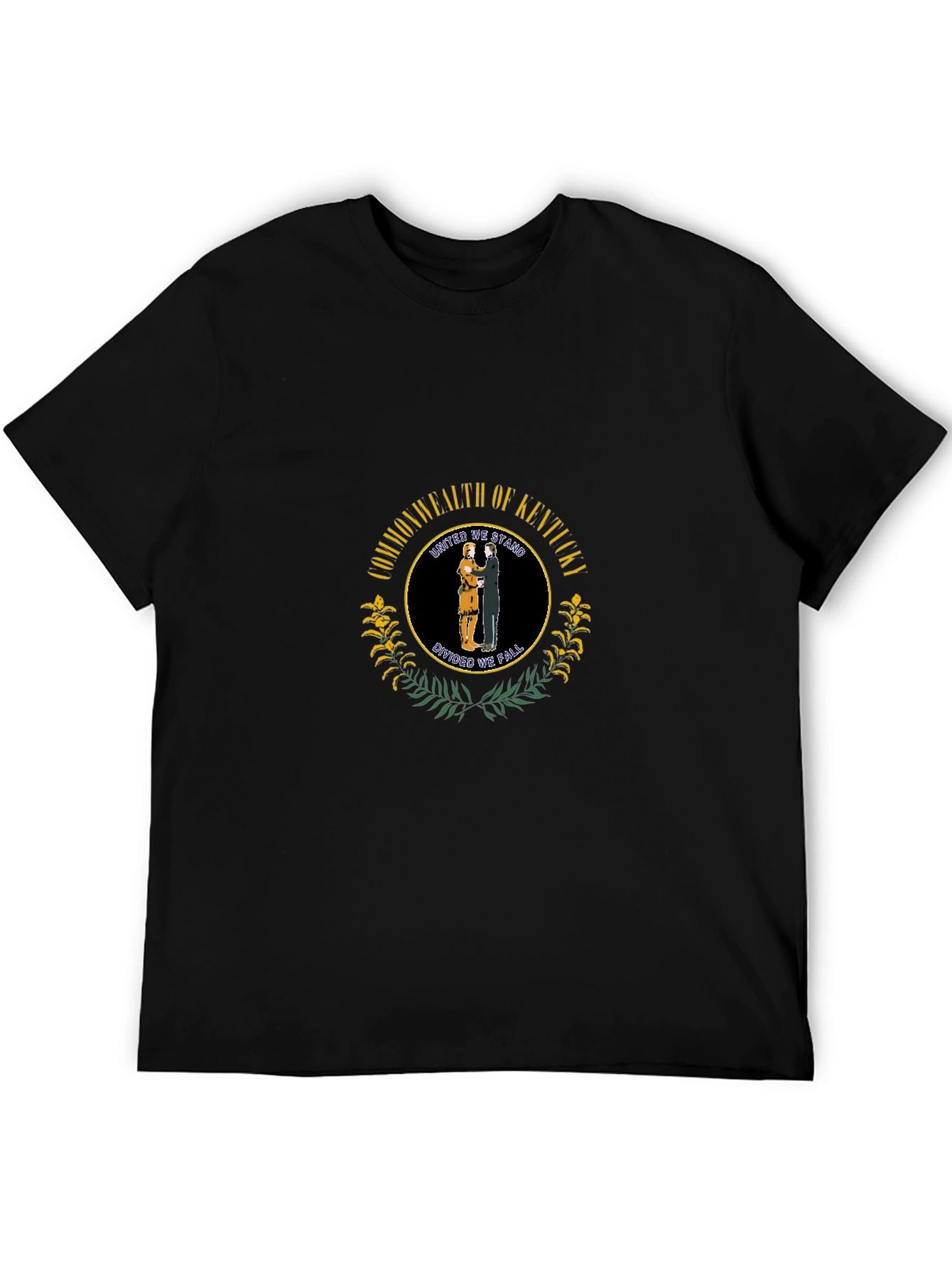 Kentucky State Seal Black T-Shirt