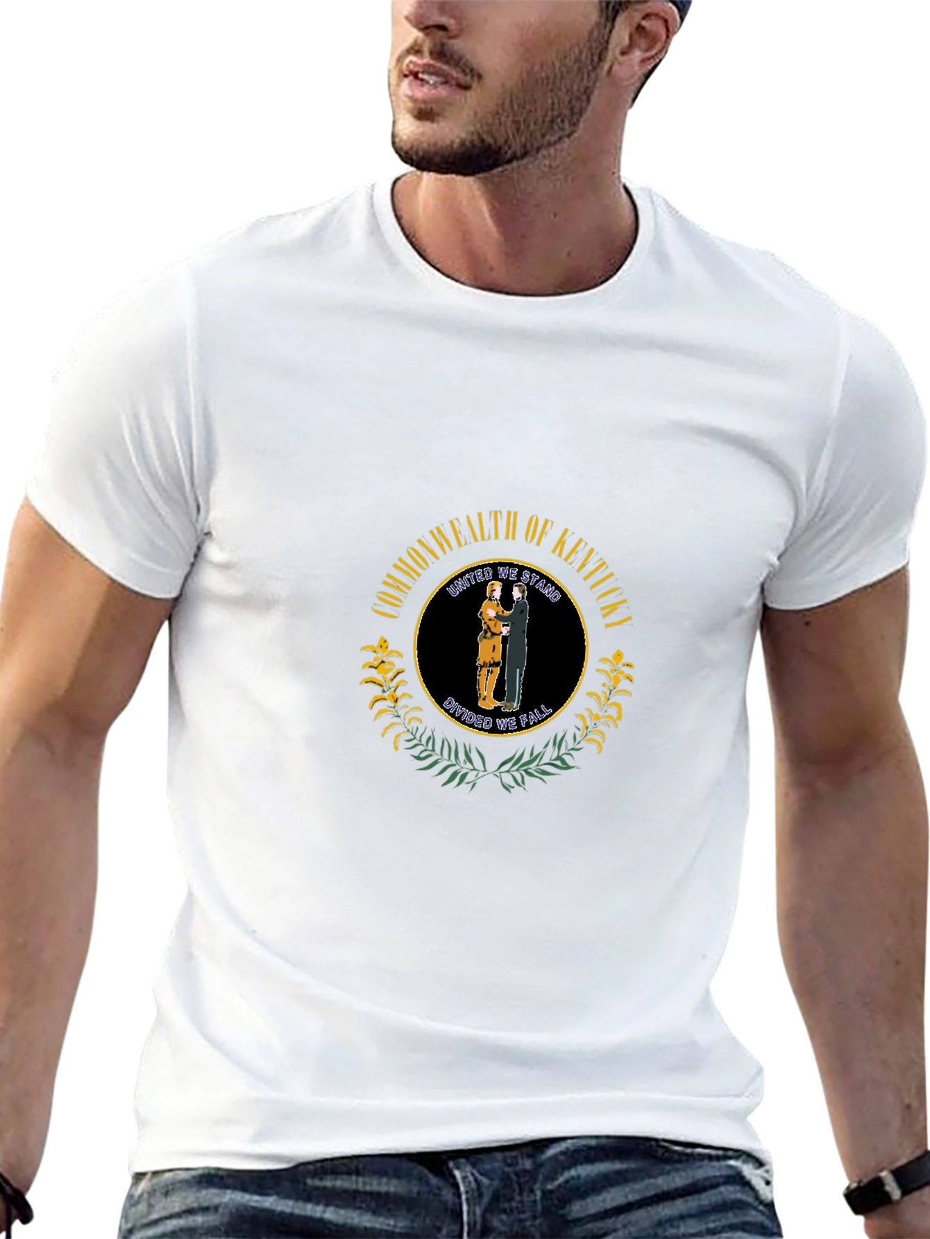 Kentucky State Seal Black T-Shirt