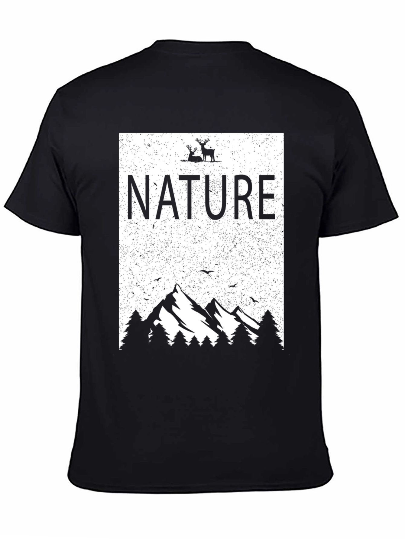 Nature Graphic T-Shirt - Mountain Design