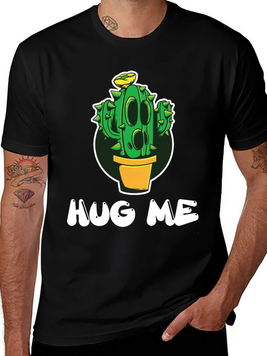 Hug Me Cactus T-Shirt - Funny Graphic Tee