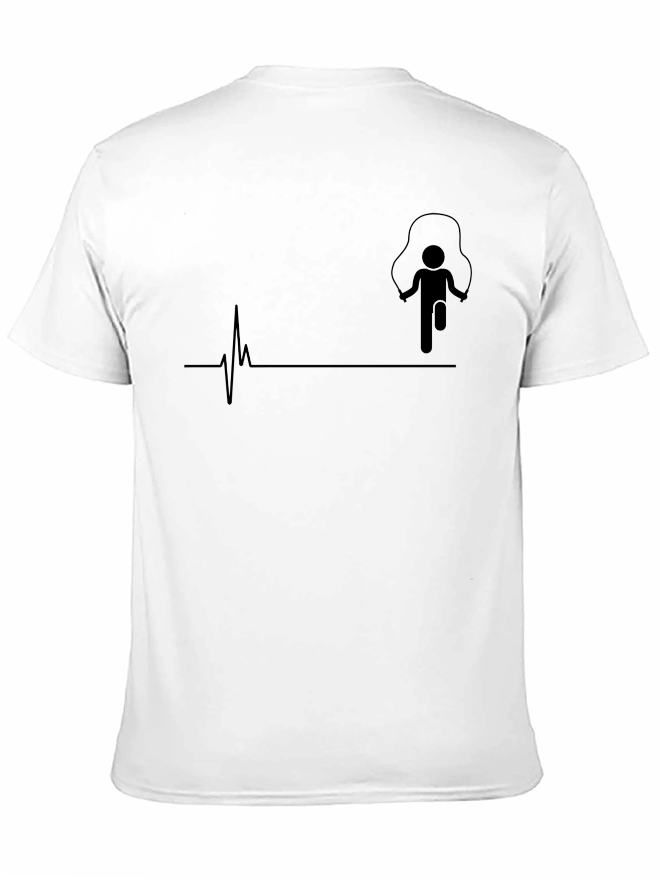 Mens Black T-Shirt - Fitness Lifeline Design