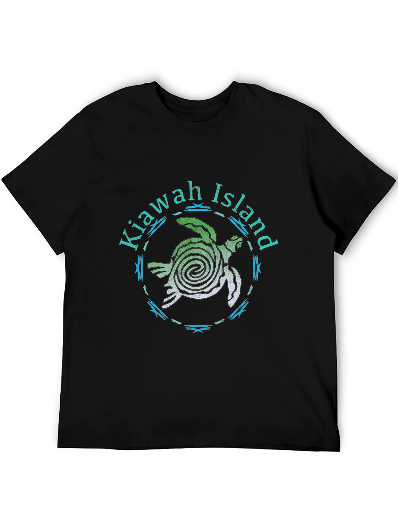 Kiawah Island Turtle Tee - Black Graphic T-Shirt