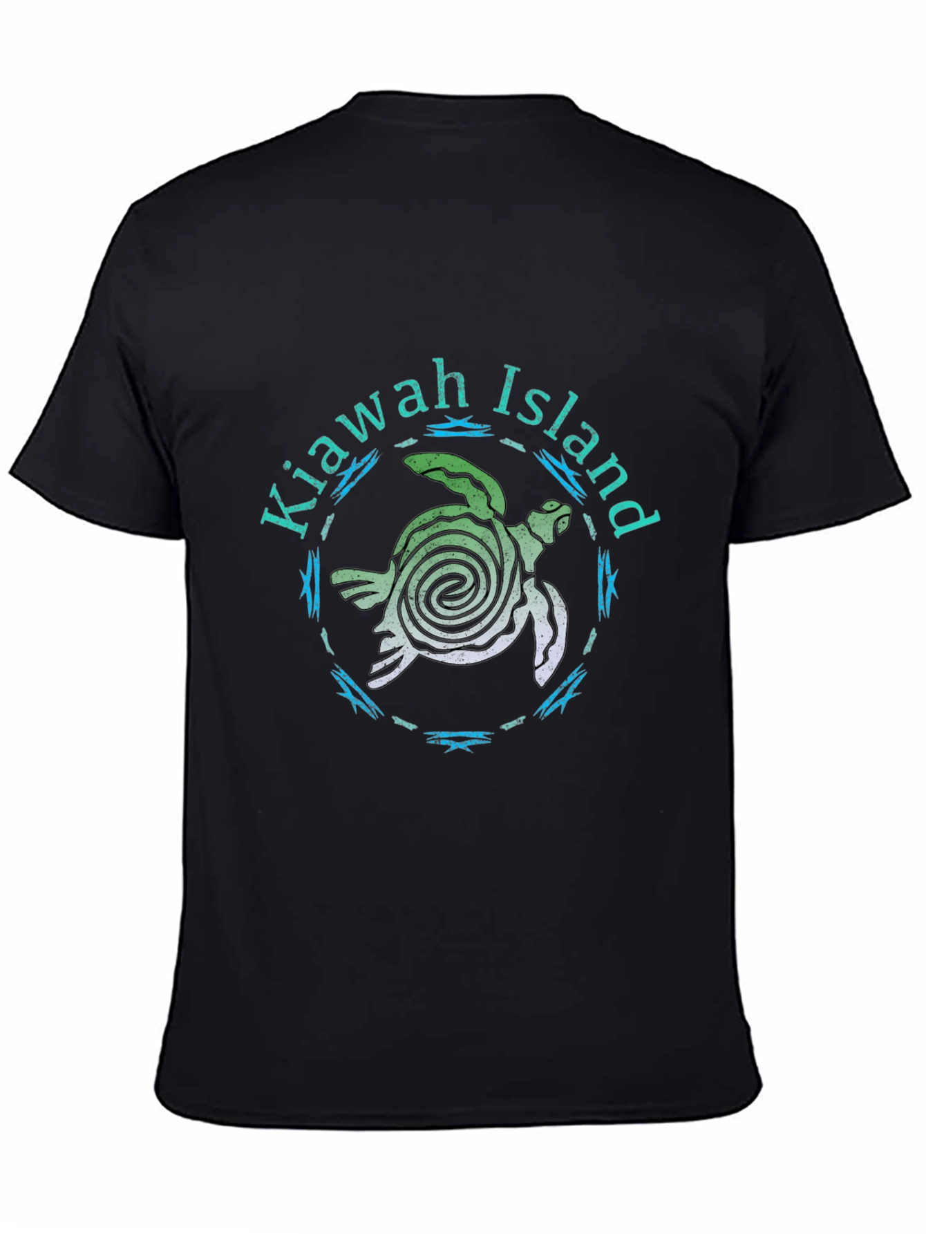 Kiawah Island Turtle Tee - Black Graphic T-Shirt