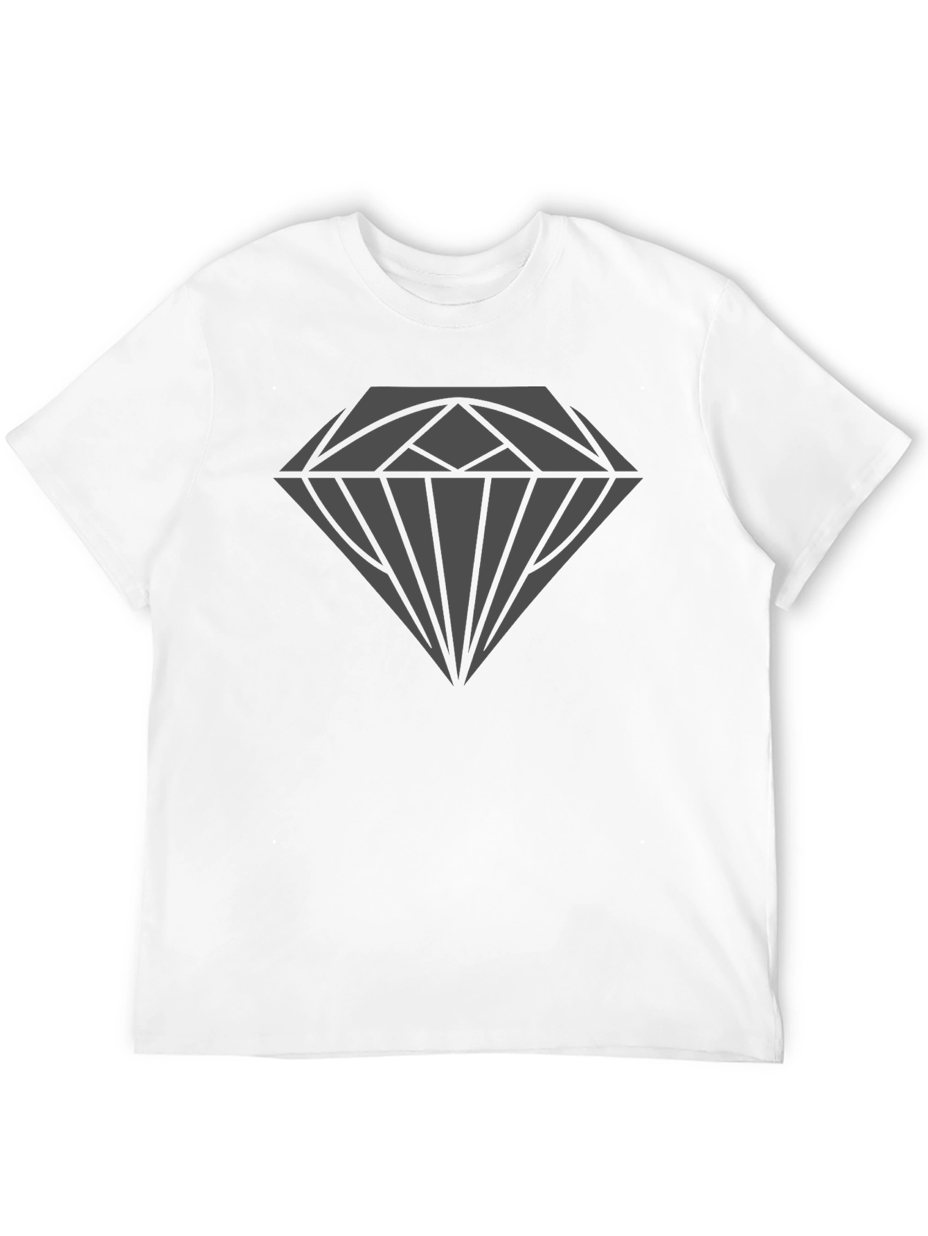 Mens Black Diamond Graphic T-Shirt