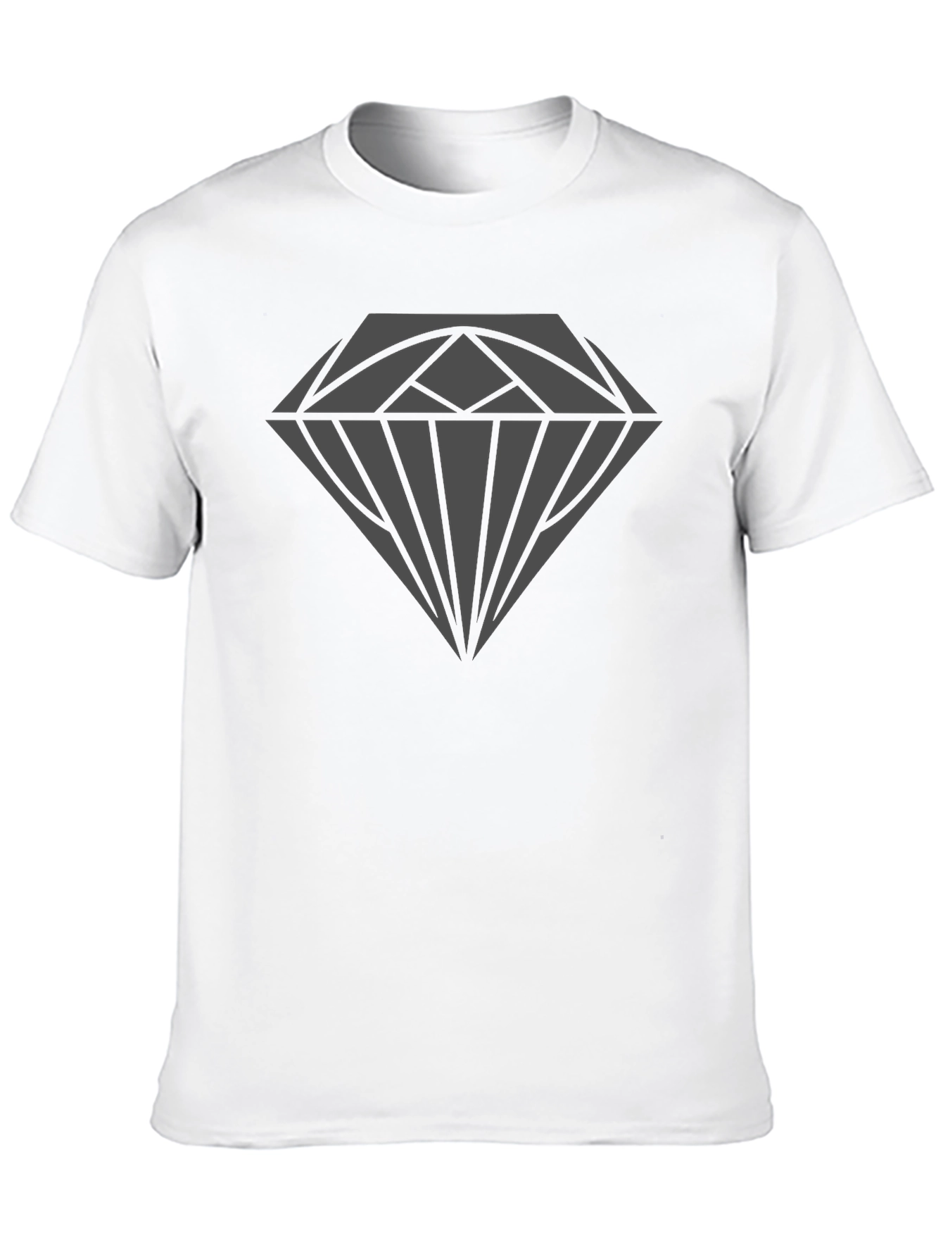 Mens Black Diamond Graphic T-Shirt
