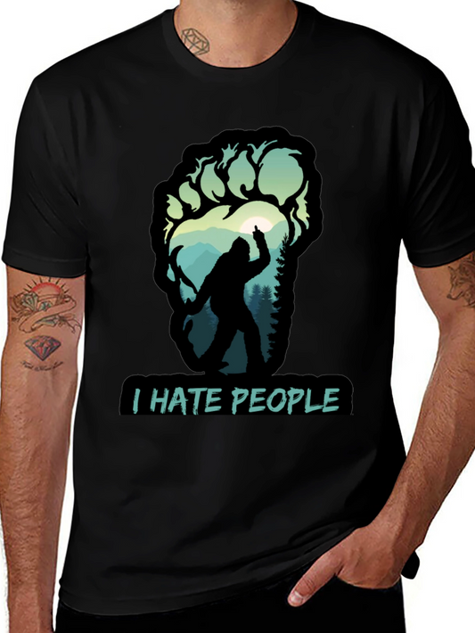 I Hate People Bigfoot T-Shirt