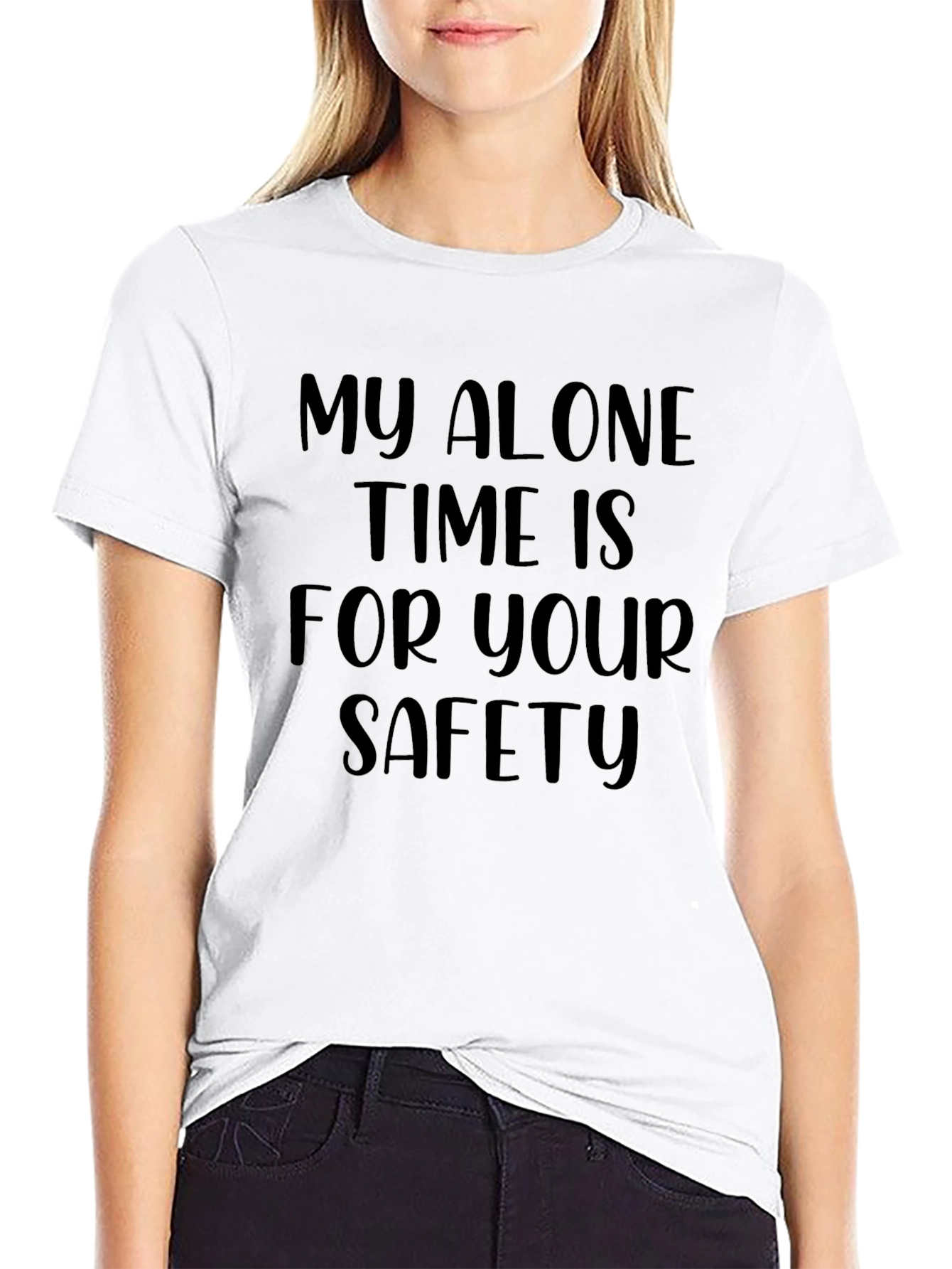 Alone Time Safety Graphic Tee