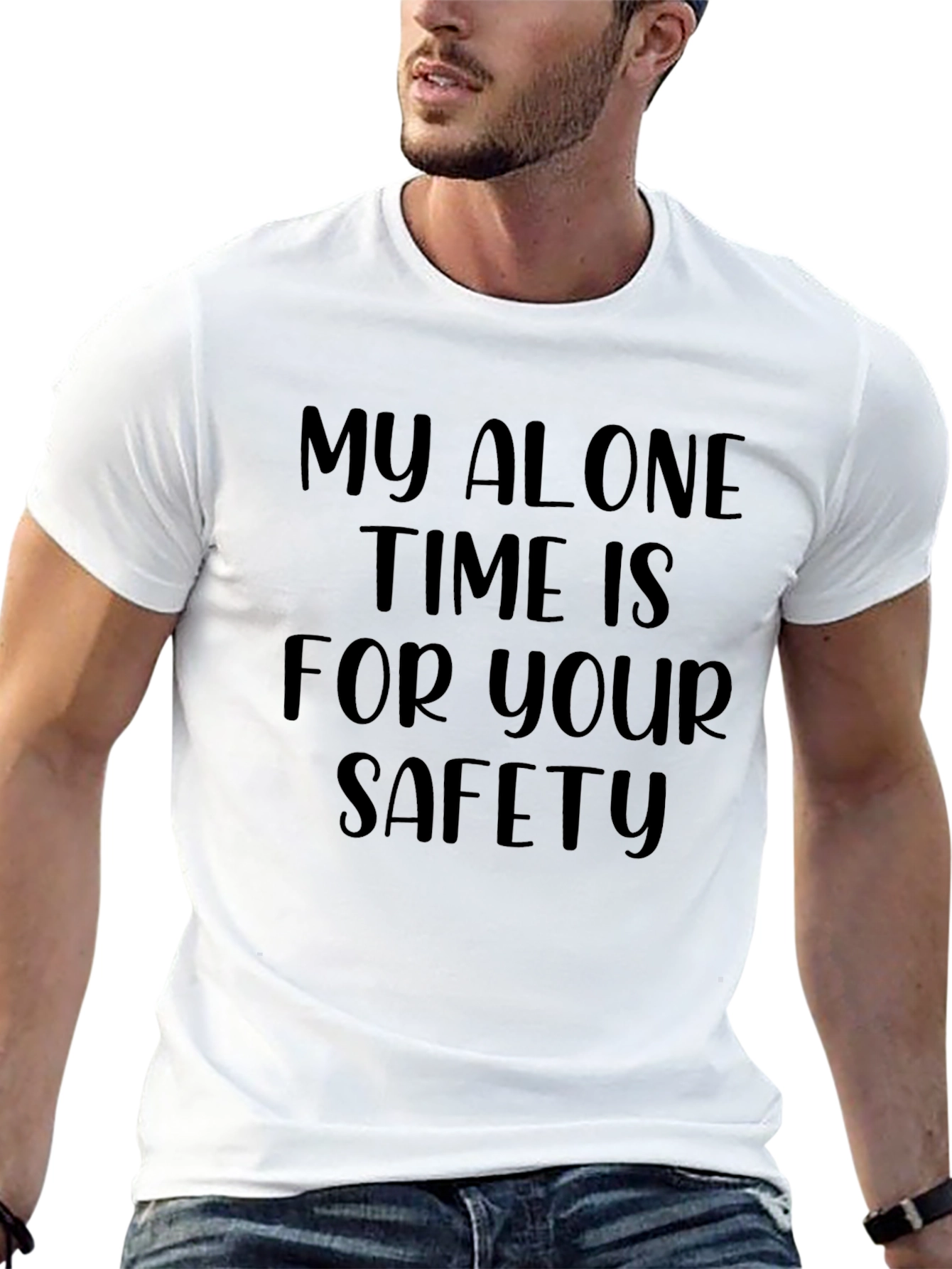 Alone Time Safety Graphic Tee